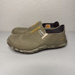 Cushe Slipper Shoes Men's 9 Camo Slip On Canvas Lounge Surf Sneakers Loafers